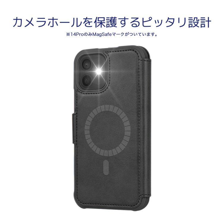 iPhone 13 Pro Max 手帳型ケース|MagSafe対応 カード収納 - 画像8