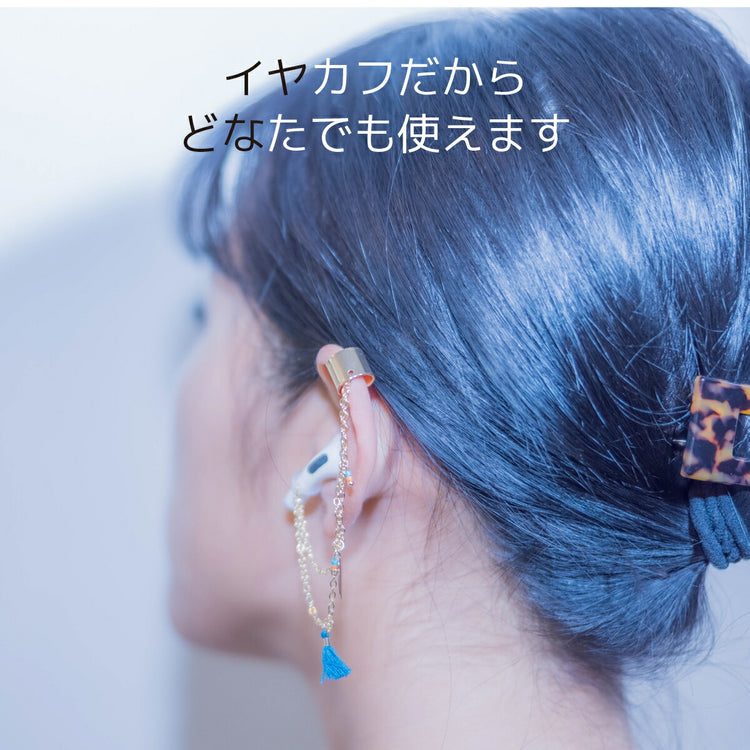 AirPods 4 タッセルアクセサリー|ワイヤレスイヤホン装飾 おしゃれ - 画像4