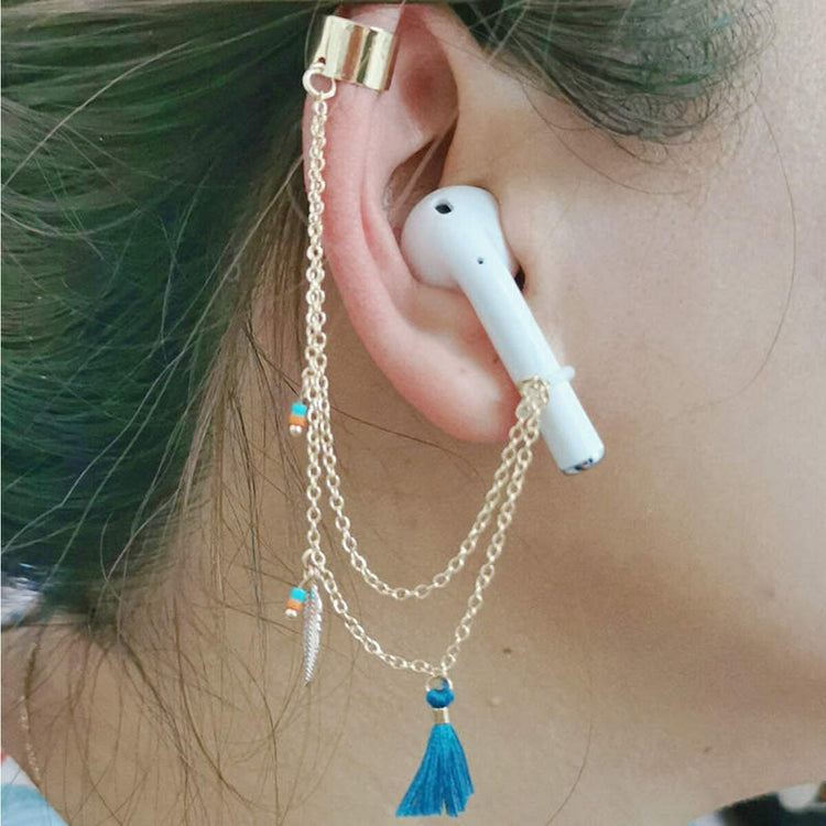 AirPods 4 タッセルアクセサリー|ワイヤレスイヤホン装飾 おしゃれ - 画像5