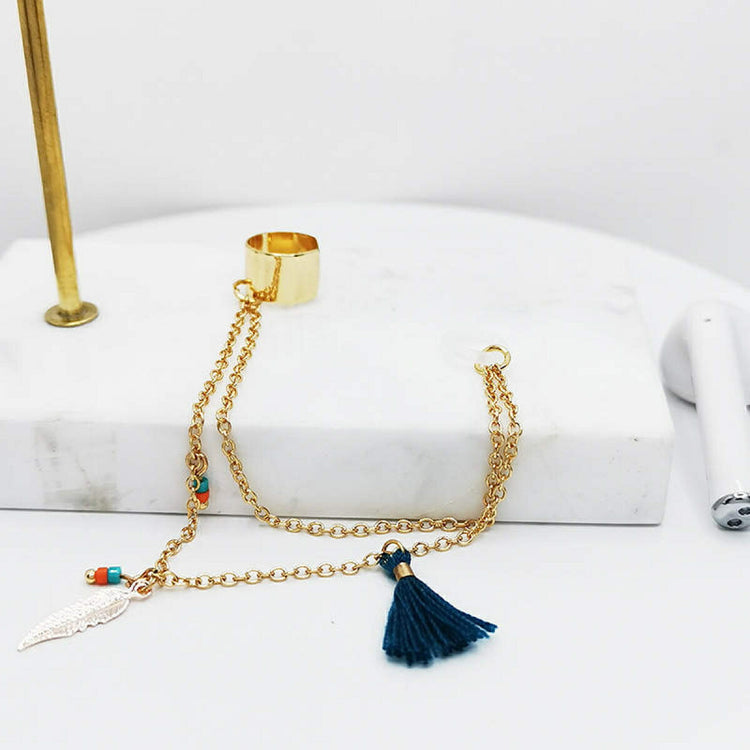 AirPods 4 タッセルアクセサリー|ワイヤレスイヤホン装飾 おしゃれ - 画像6