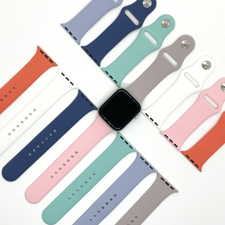 Apple Watch シリコンバンド|スポーツ 防水 高耐久 45/42/40mm - 画像9