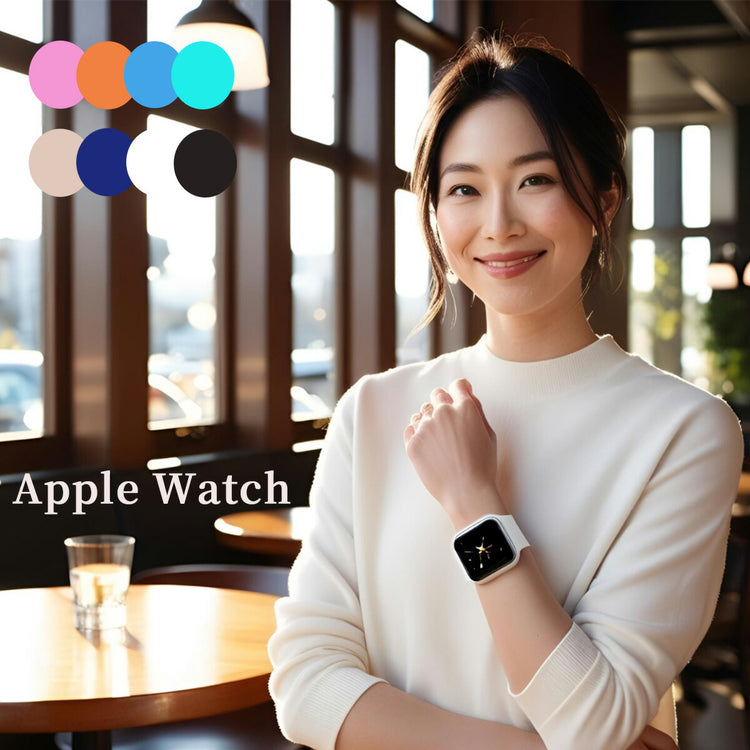 Apple Watch シリコンバンド|スポーツ 防水 高耐久 45/42/40mm - 画像1