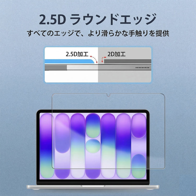 フィルム表面の質感と処理。