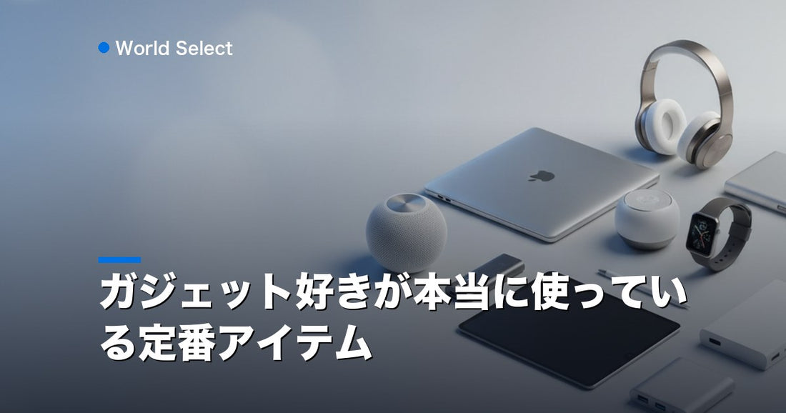 ガジェット好きが本当に使っている定番アイテム | World Select [WS_HERO]