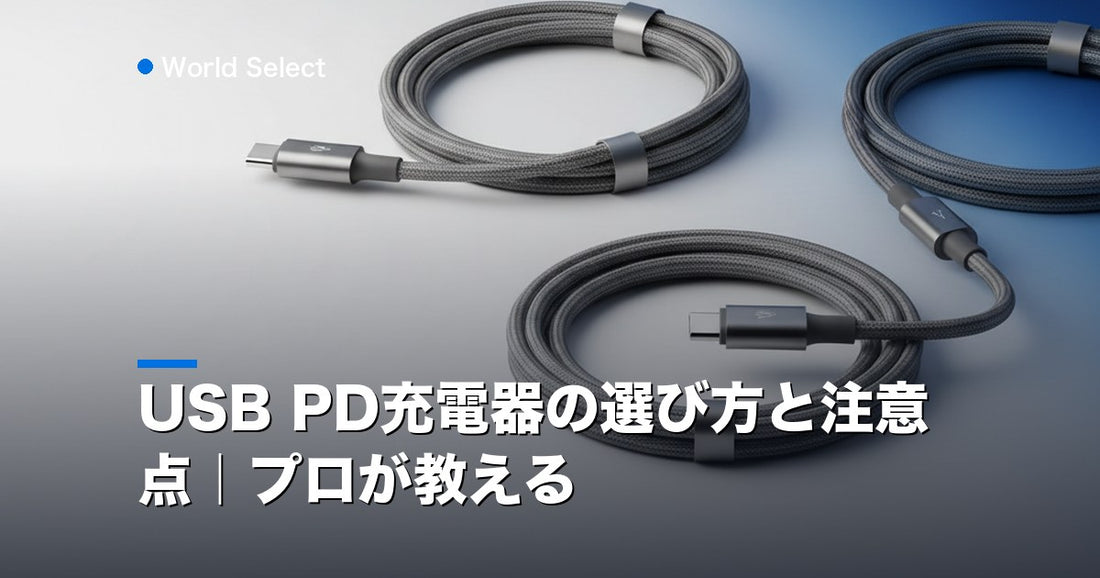USB PD充電器の選び方と注意点｜プロが教える | World Select [WS_HERO]