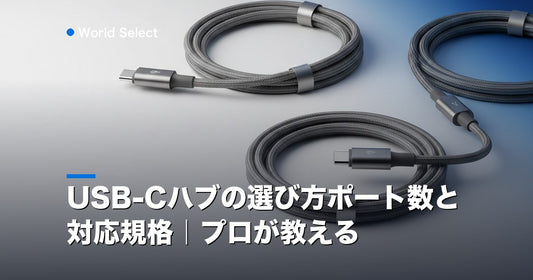 USB-Cハブの選び方ポート数と対応規格｜プロが教える | World Select [WS_HERO]