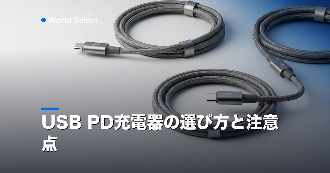 USB PD充電器の選び方と注意点 | World Select [WS_HERO]