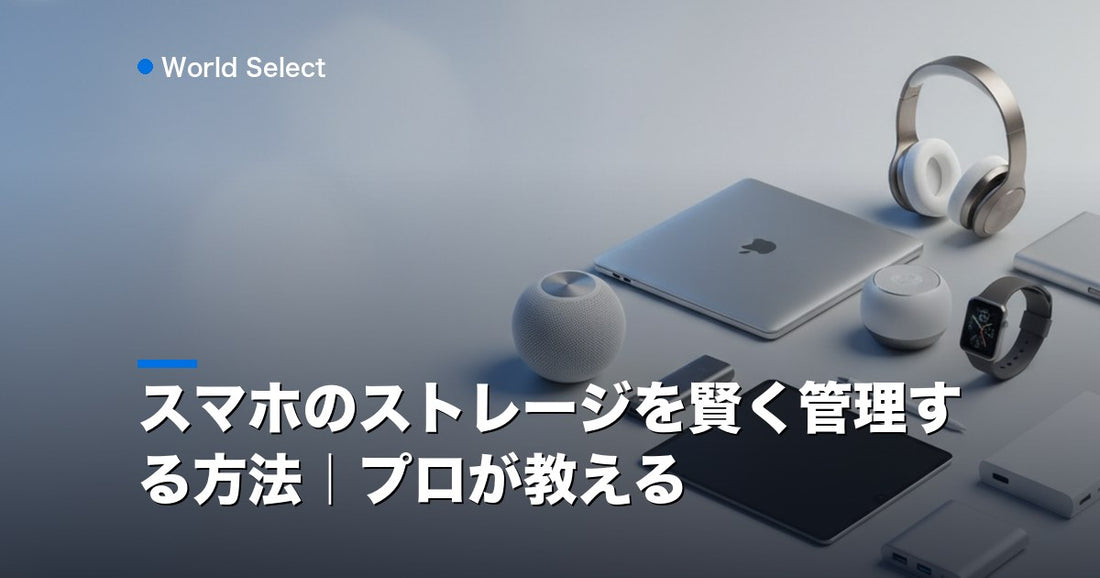 スマホのストレージを賢く管理する方法｜プロが教える | World Select [WS_HERO]