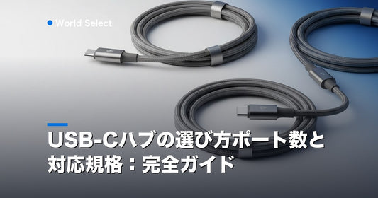 USB-Cハブの選び方ポート数と対応規格：完全ガイド | World Select [WS_HERO]