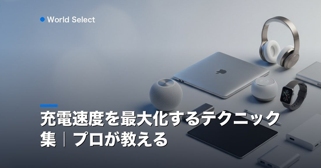 充電速度を最大化するテクニック集｜プロが教える | World Select [WS_HERO]