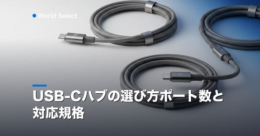 USB-Cハブの選び方ポート数と対応規格 | World Select [WS_HERO]