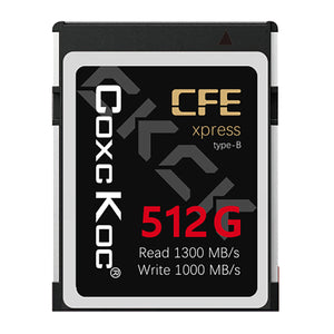 CFexpressカード Type-B 512GB CFカード 高速 メモリーカード 読み込み 1300MB/s 書き込み 1000MB/s 高画質 4K 8K データ ストリーミング