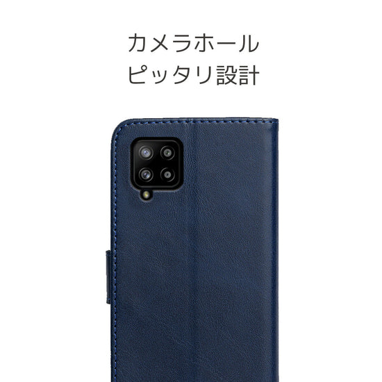 Galaxy 手帳型ケース｜カード収納 スタンド S21 5G対応 の全体像（別アングル）。