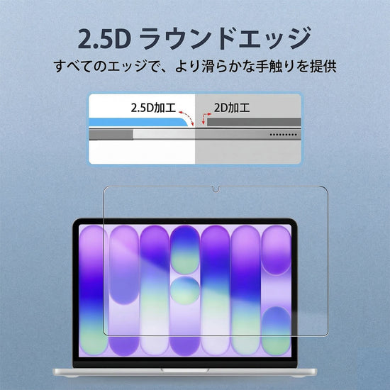 フィルム表面の質感と処理。