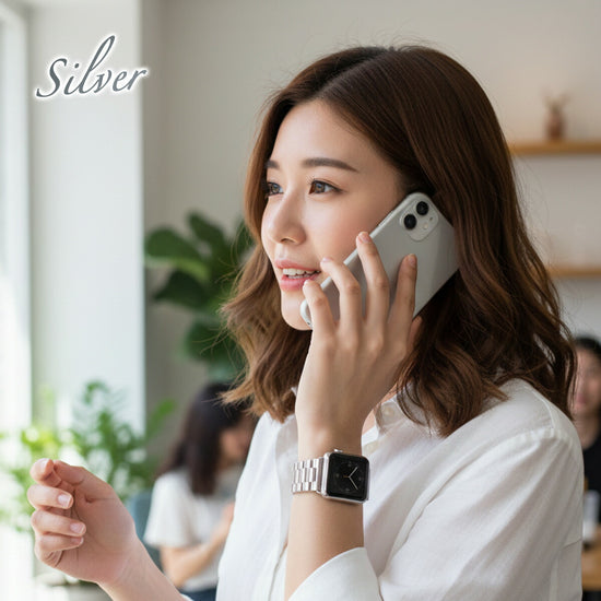 Apple Watch ステンレスバンド｜三連珠デザイン 38-44mm対応 - 画像8