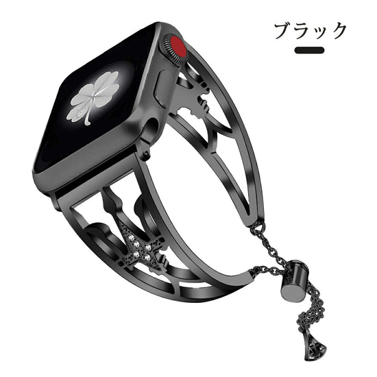 Apple Watch ステンレスチェーンバンド｜王冠モチーフ レディース - 画像9