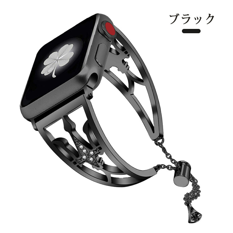 Apple Watch ステンレスチェーンバンド｜王冠モチーフ レディース - 画像9