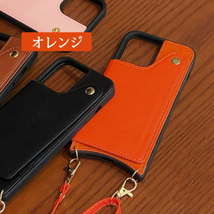 iPhone 13 Pro 手帳型ケース｜ショルダーストラップ付き PUレザー - 画像10