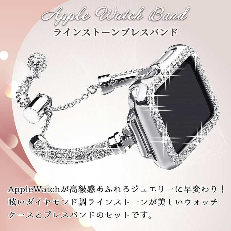Apple Watch に装着した様子。