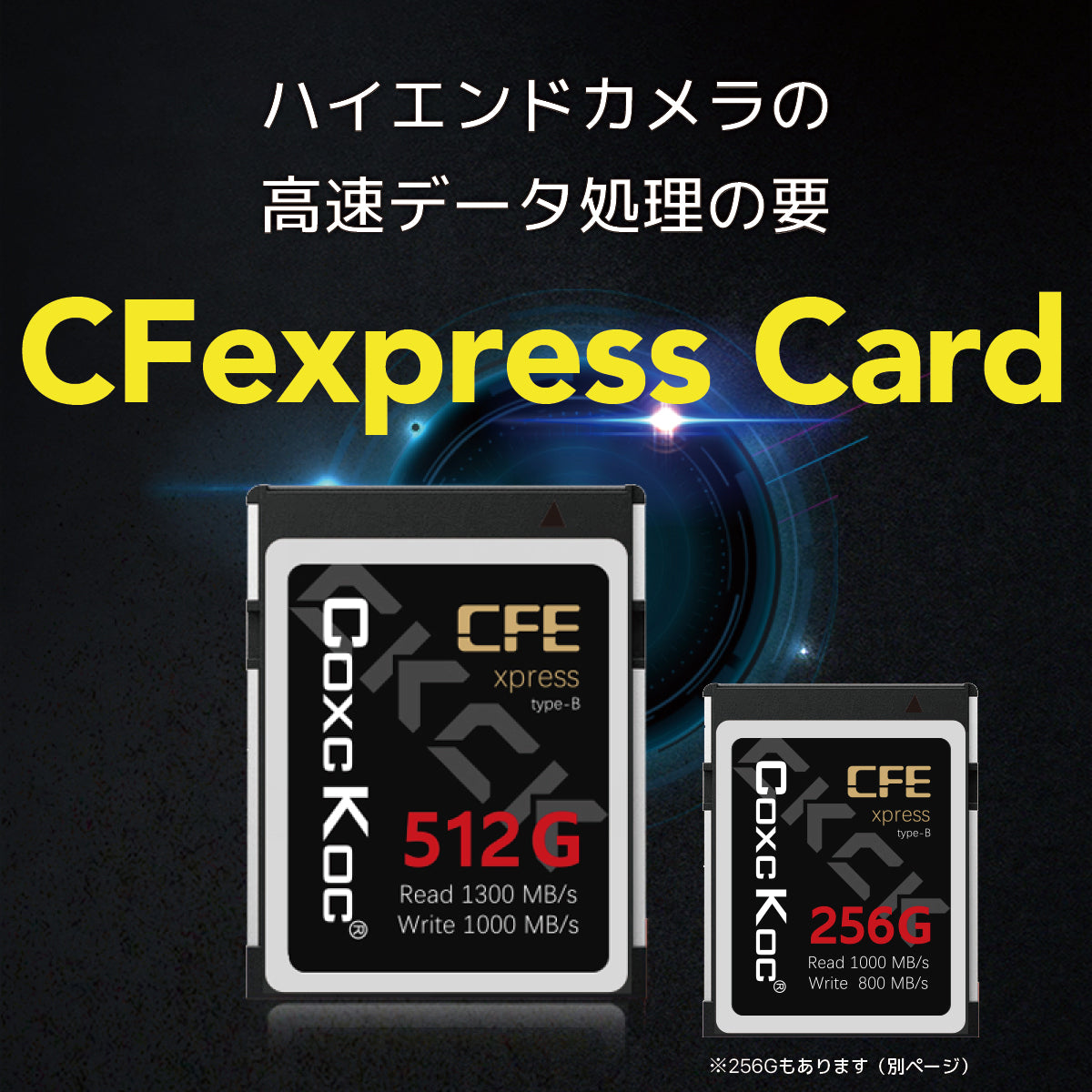 CFexpressカード Type-B 512GB CFカード 高速 メモリーカード 読み込み 1300MB/s 書き込み 1000MB/s 高画質 4K 8K データ ストリーミング
