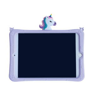 ipadケース キッズ iPadケース キッズ ユニコーン  シリコン ストラップ付き 子供 iPad 9.7インチ 10.2インチ mini4/mini5/2019 2020 Pro11 Air4 10.9