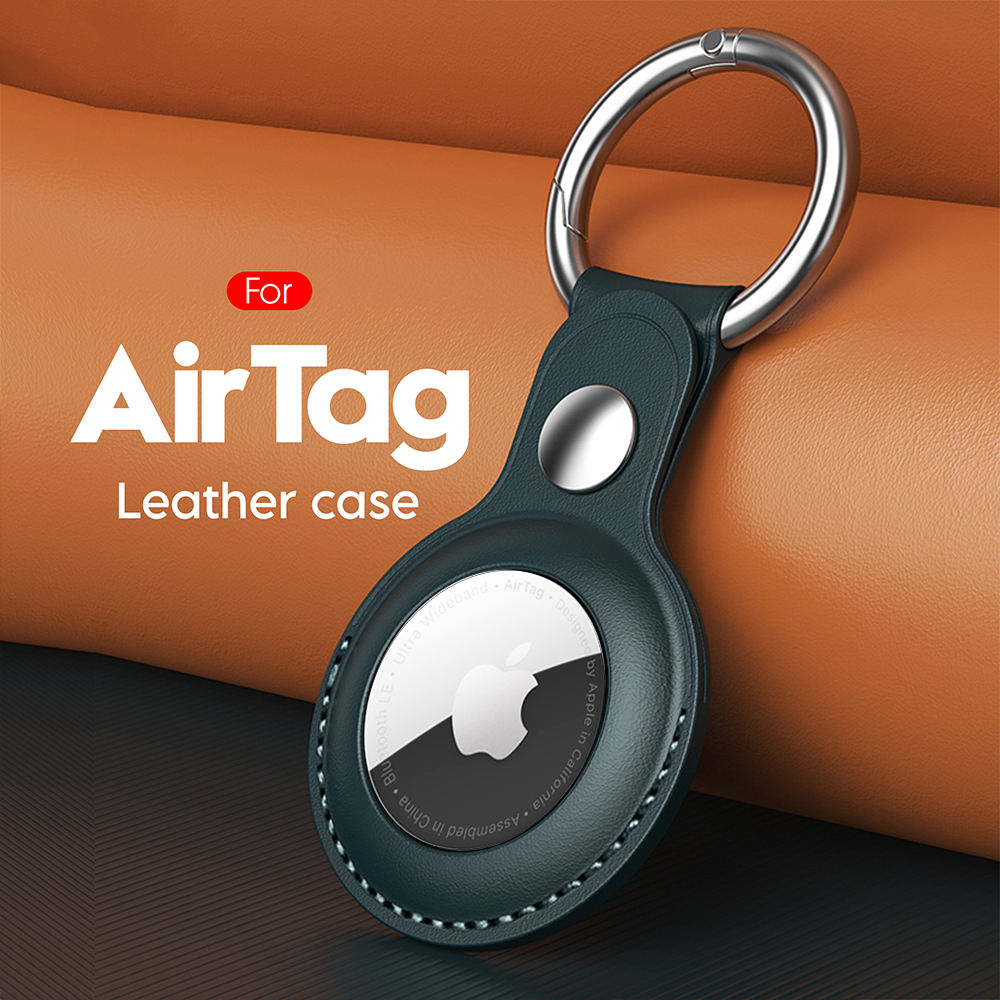 AirTag 保護ケース AirTag ケース レザー 合成皮革 Airtags ケース エーアタッグ 合皮 保護ケース 保護カバー カバー レザーケース